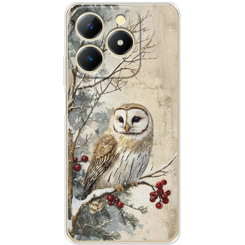 Чохол BoxFace Realme C61 Christmas Owl