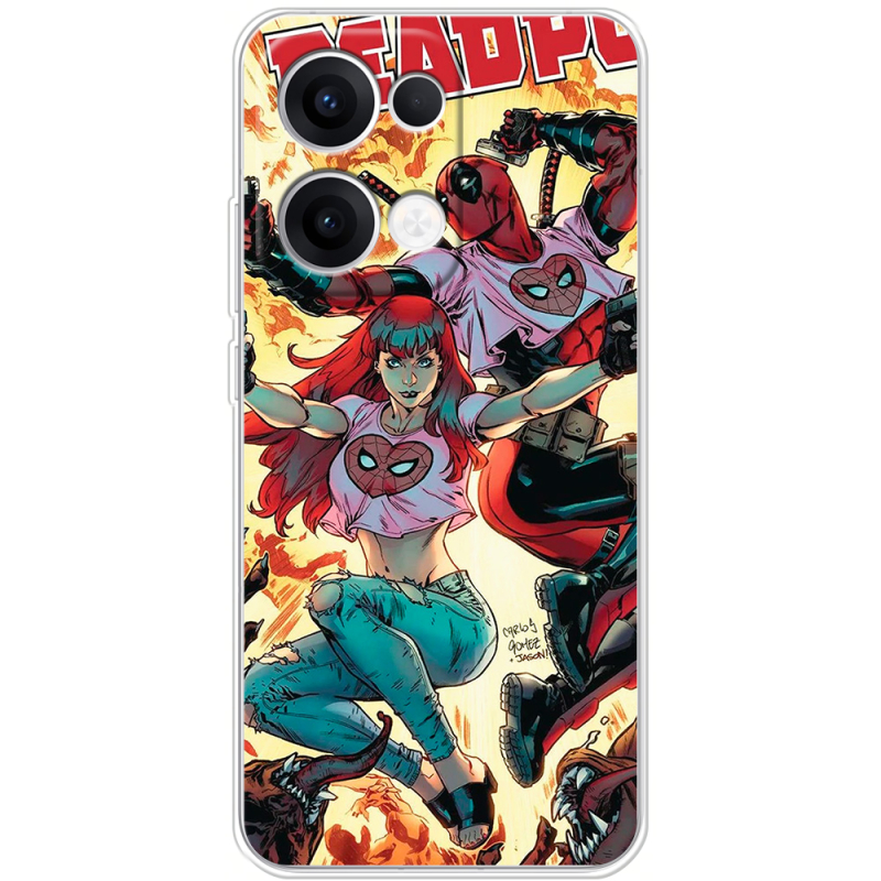 Чохол BoxFace OPPO Reno 13 5G Deadpool and Mary Jane