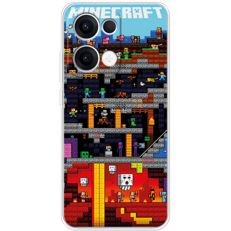 Чохол BoxFace OPPO Reno 13 5G Minecraft Lode Runner