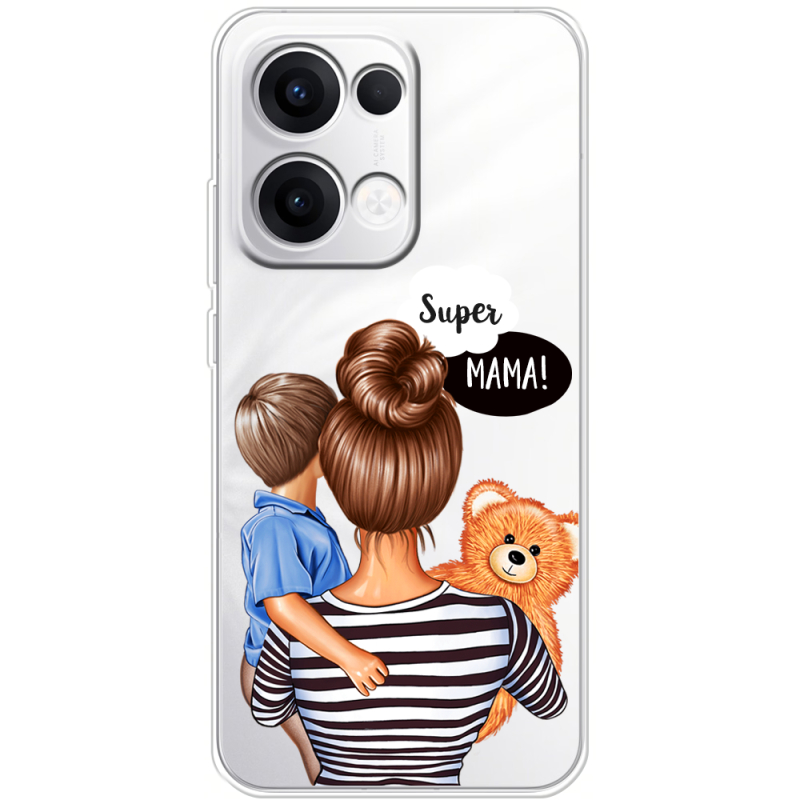 Прозорий чохол BoxFace OPPO Reno 13 5G Super Mama and Son