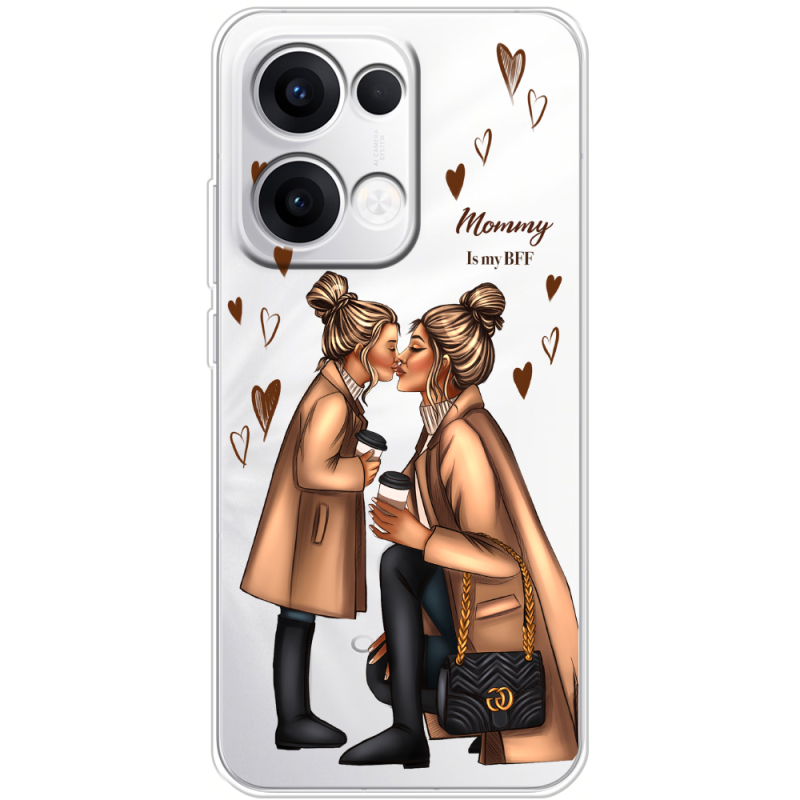 Прозорий чохол BoxFace OPPO Reno 13 5G Mommy Is My BFF