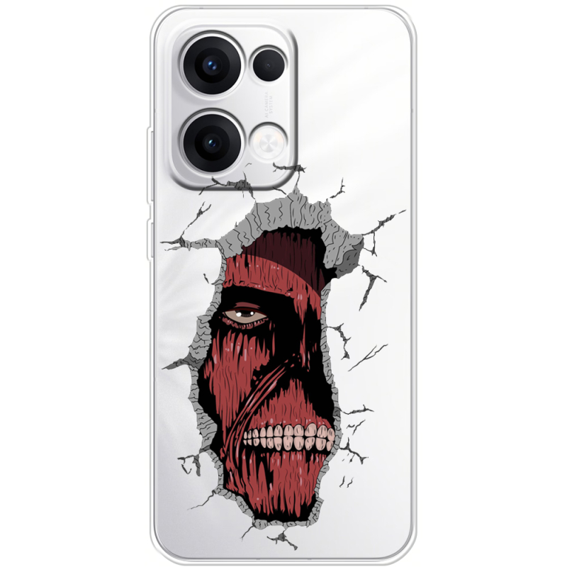 Прозорий чохол BoxFace OPPO Reno 13 5G Нападение Титана