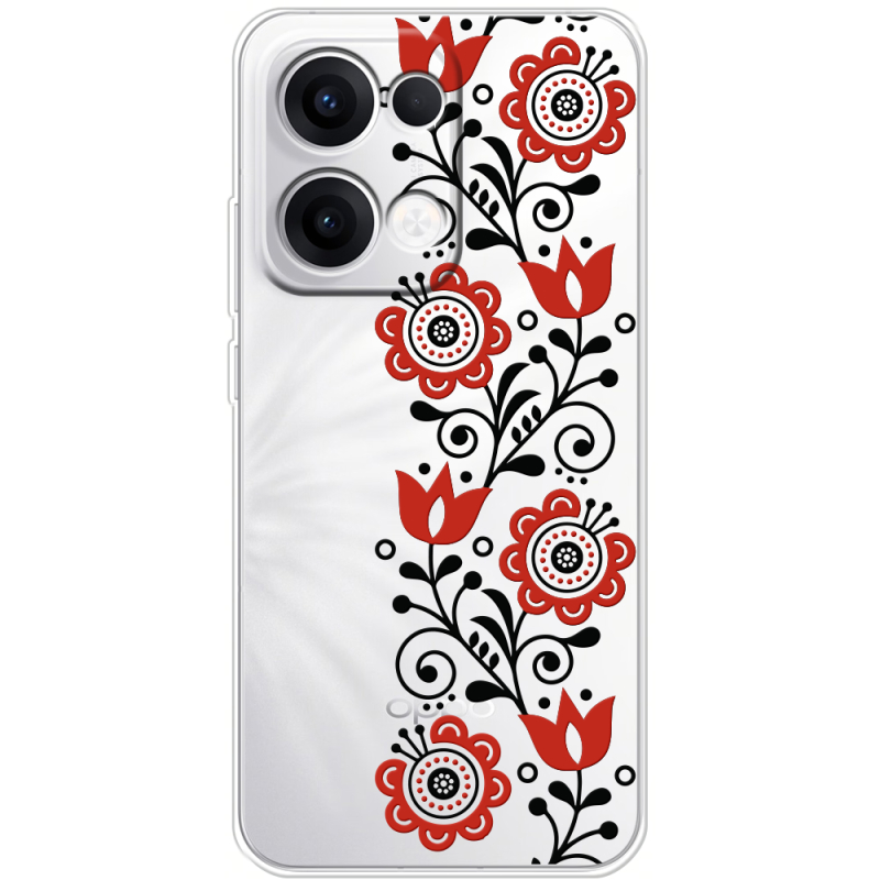 Прозорий чохол BoxFace OPPO Reno 13 5G Ethno Ornament