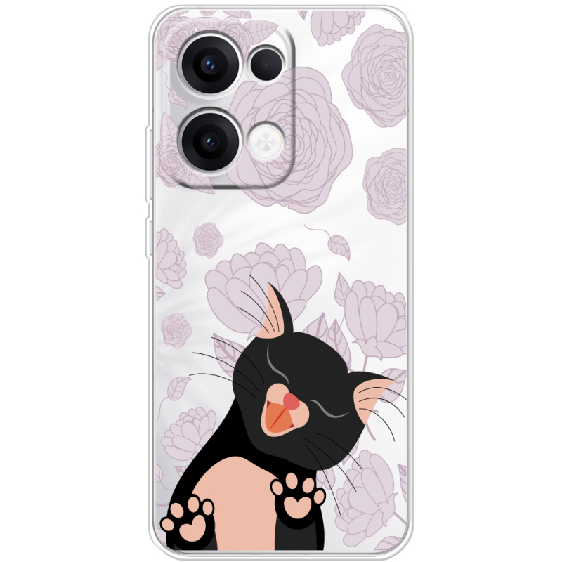 Прозорий чохол BoxFace OPPO Reno 13 5G Meow