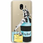 Прозрачный чехол Uprint Samsung J400 Galaxy J4 2018 City Girl