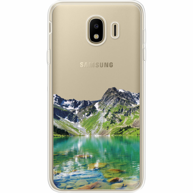 Прозрачный чехол Uprint Samsung J400 Galaxy J4 2018 Green Mountain