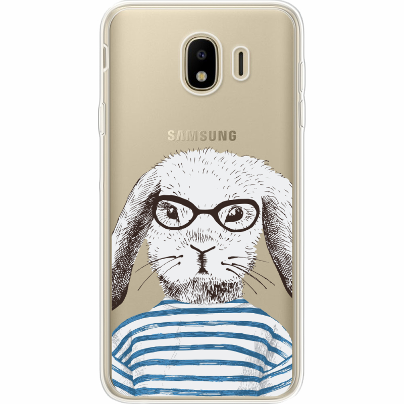 Прозрачный чехол Uprint Samsung J400 Galaxy J4 2018 MR. Rabbit