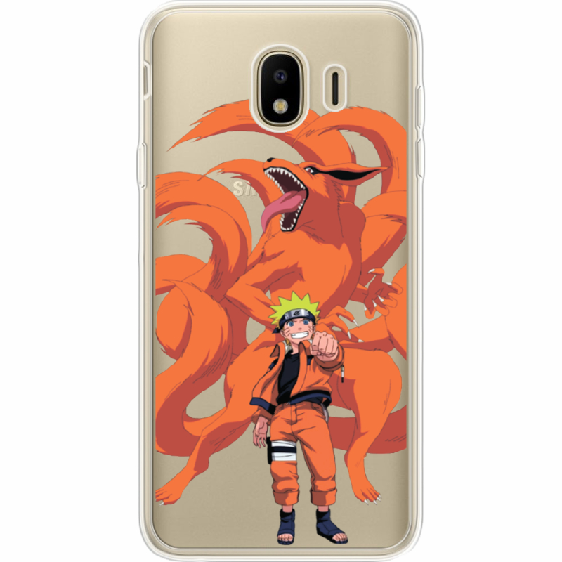 Прозрачный чехол Uprint Samsung J400 Galaxy J4 2018 Naruto and Kurama