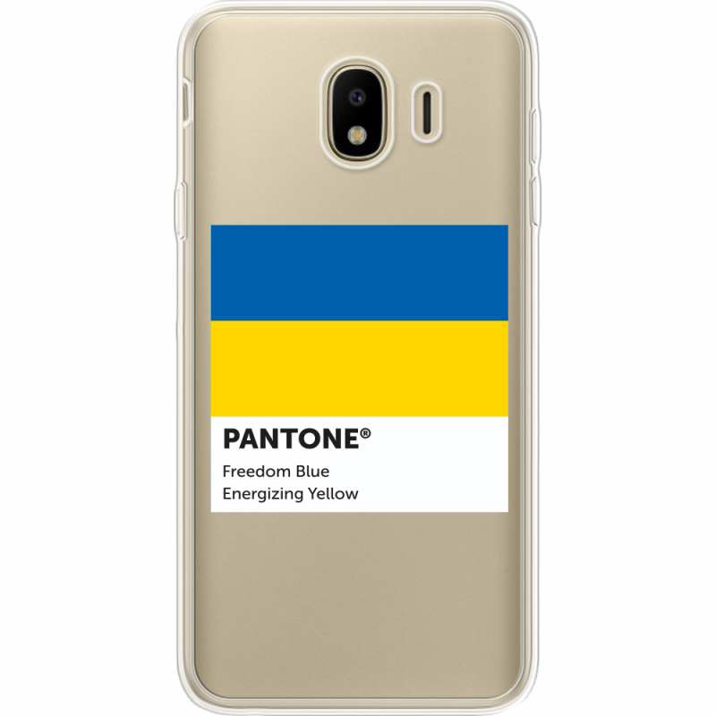 Прозрачный чехол Uprint Samsung J400 Galaxy J4 2018 Pantone вільний синій