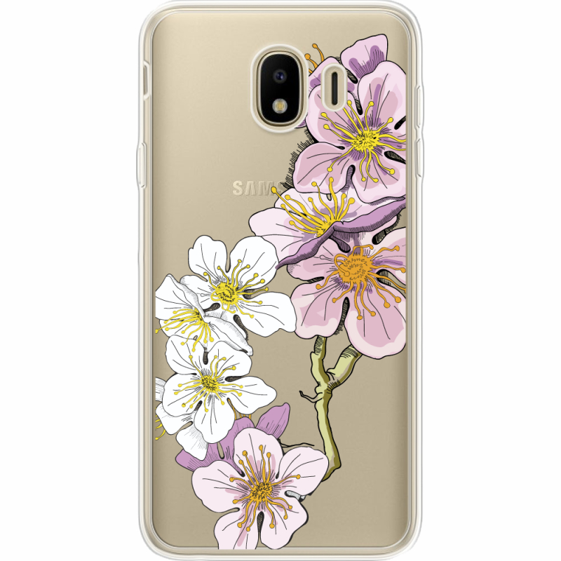 Прозрачный чехол Uprint Samsung J400 Galaxy J4 2018 Cherry Blossom