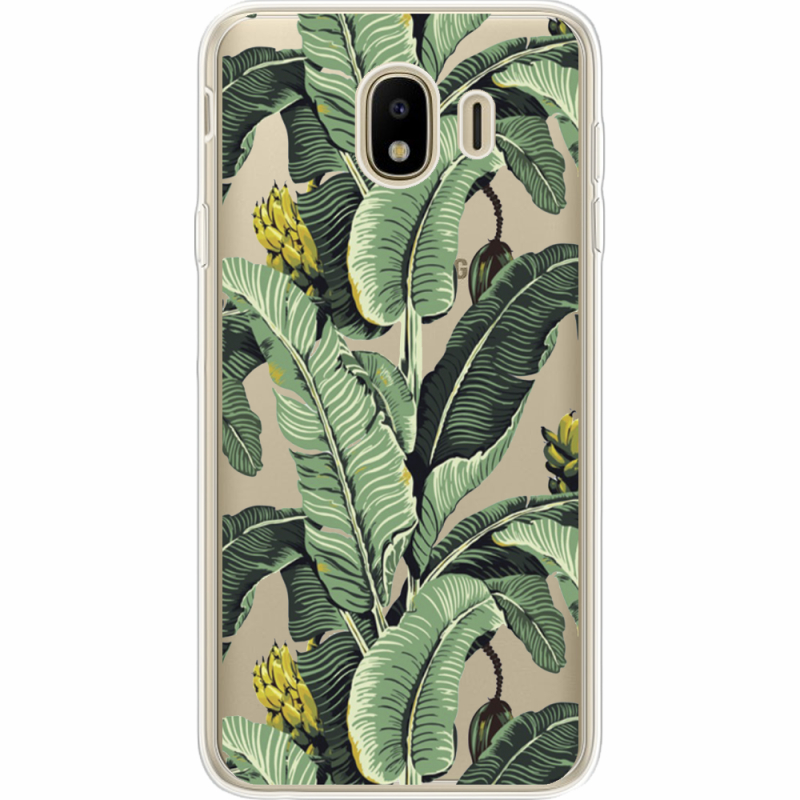 Прозрачный чехол Uprint Samsung J400 Galaxy J4 2018 Banana Leaves