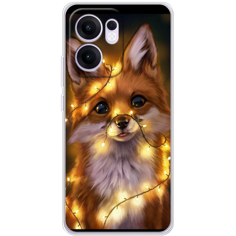 Чохол BoxFace OPPO Reno 13 F Різдвяна лисичка