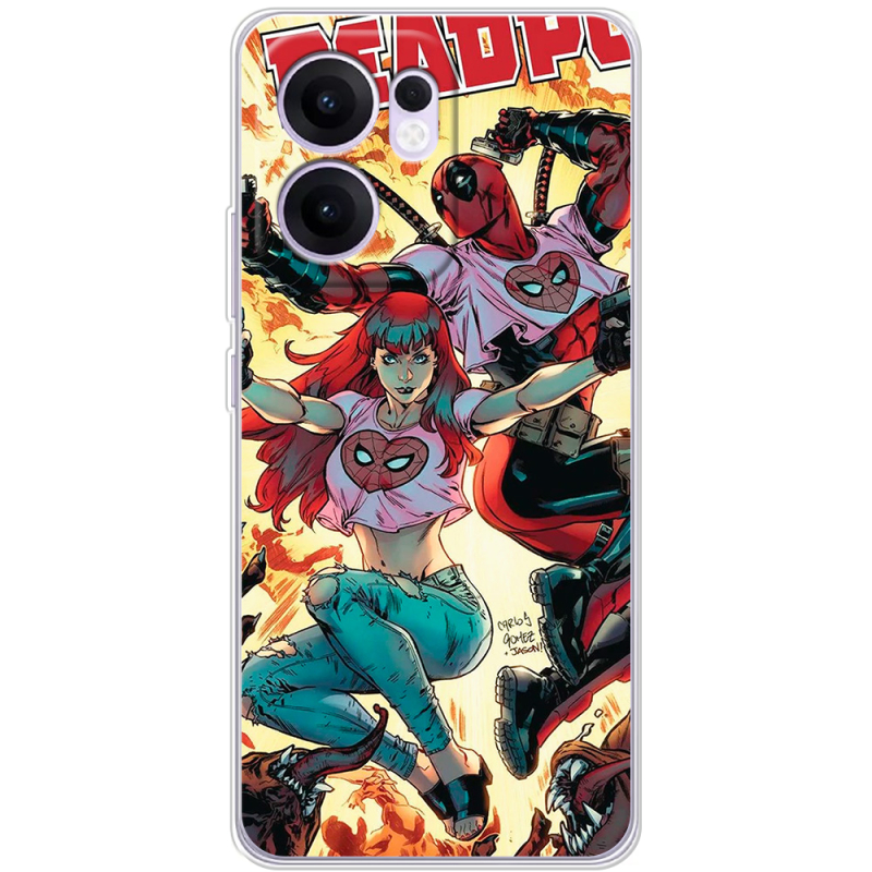 Чохол BoxFace OPPO Reno 13 F Deadpool and Mary Jane