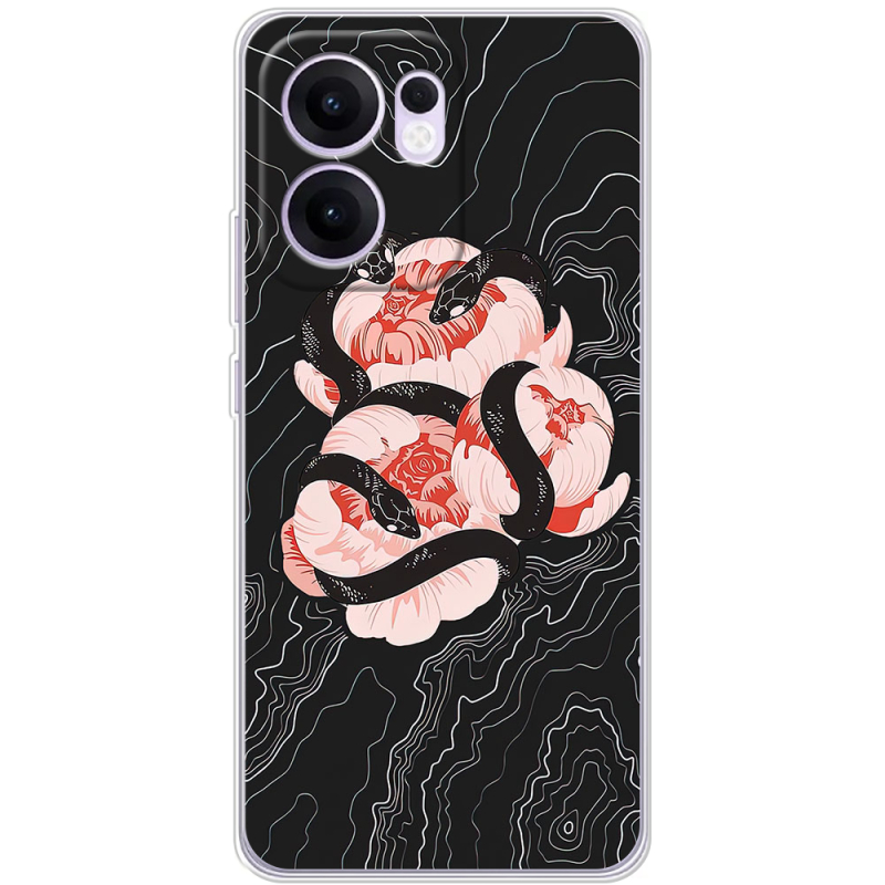 Чохол BoxFace OPPO Reno 13 F Snake Rose