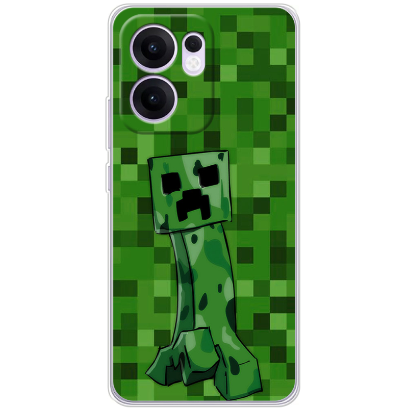 Чохол BoxFace OPPO Reno 13 F Minecraft Creeper