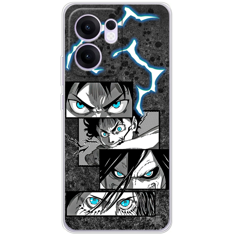 Чохол BoxFace OPPO Reno 13 F Eren Yeager Transformation