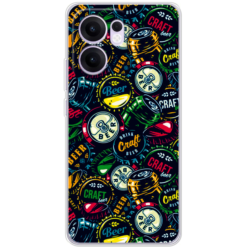 Чохол BoxFace OPPO Reno 13 F Bottle Caps