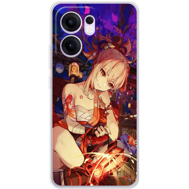 Чохол BoxFace OPPO Reno 13 F Genshin Ёимия с огоньком