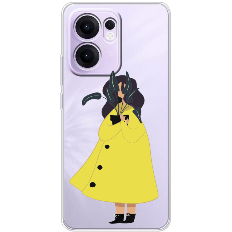 Прозорий чохол BoxFace OPPO Reno 13 F Just a Girl