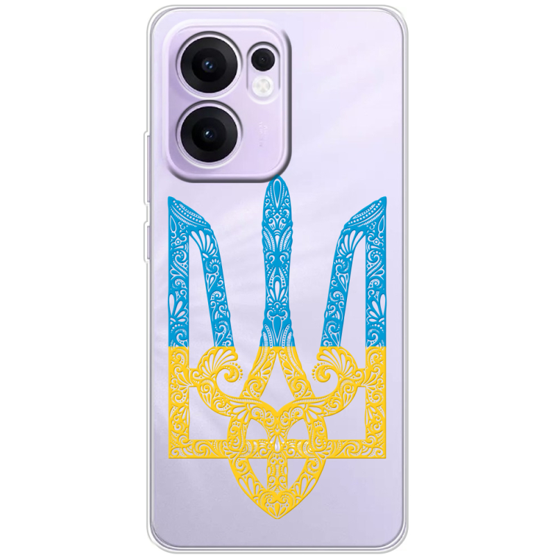 Прозорий чохол BoxFace OPPO Reno 13 F Gold Trident