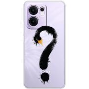 Прозорий чохол BoxFace OPPO Reno 13 F Swan question