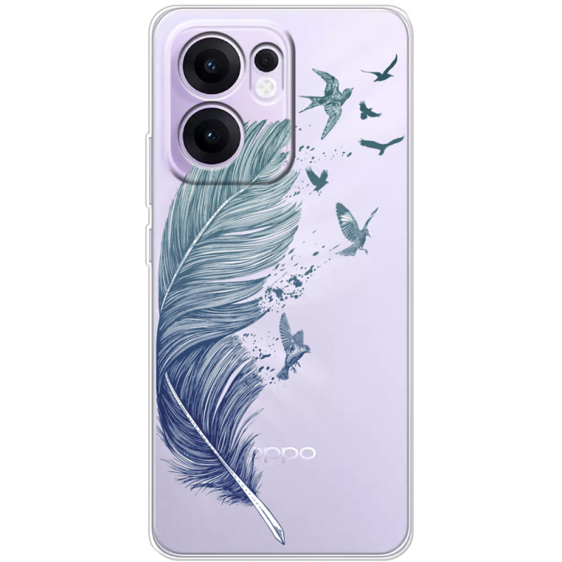 Прозорий чохол BoxFace OPPO Reno 13 F Feather
