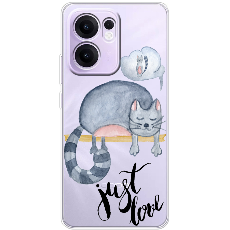 Прозорий чохол BoxFace OPPO Reno 13 F Just Love