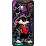 Чорний чохол BoxFace OPPO Reno 13 F Малий вухань