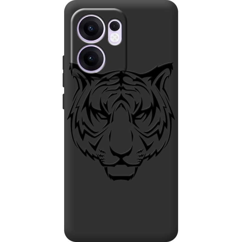 Чорний чохол BoxFace OPPO Reno 13 F Tiger