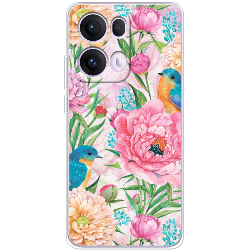 Чохол BoxFace OPPO Reno 13 Pro 5G Birds in Flowers
