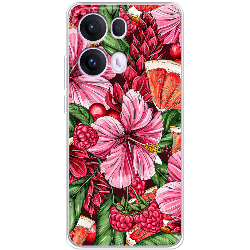 Чохол BoxFace OPPO Reno 13 Pro 5G Tropical Flowers