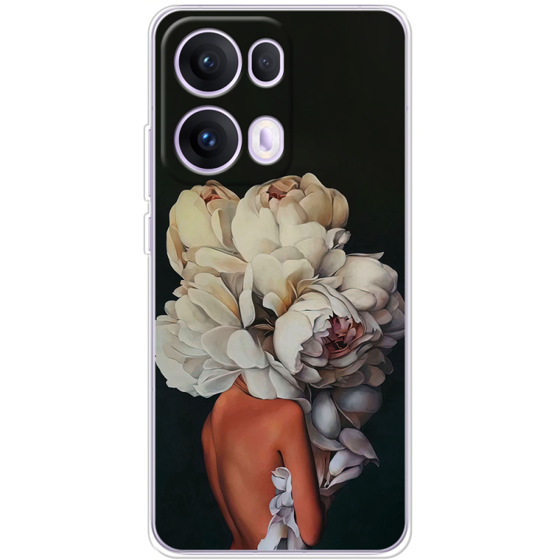 Чохол BoxFace OPPO Reno 13 Pro 5G Exquisite White Flowers
