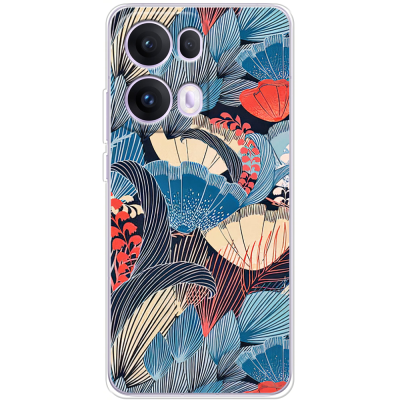 Чохол BoxFace OPPO Reno 13 Pro 5G Blue Herb