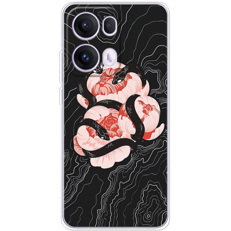 Чохол BoxFace OPPO Reno 13 Pro 5G Snake Rose