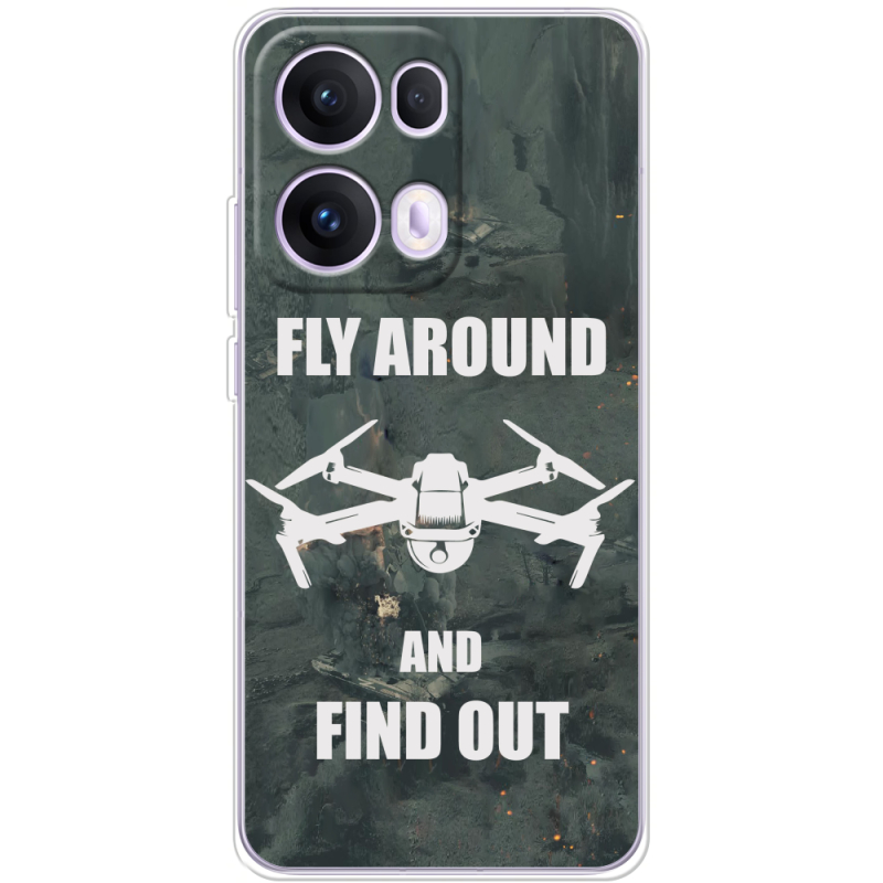 Чохол BoxFace OPPO Reno 13 Pro 5G Дрон Fly Around
