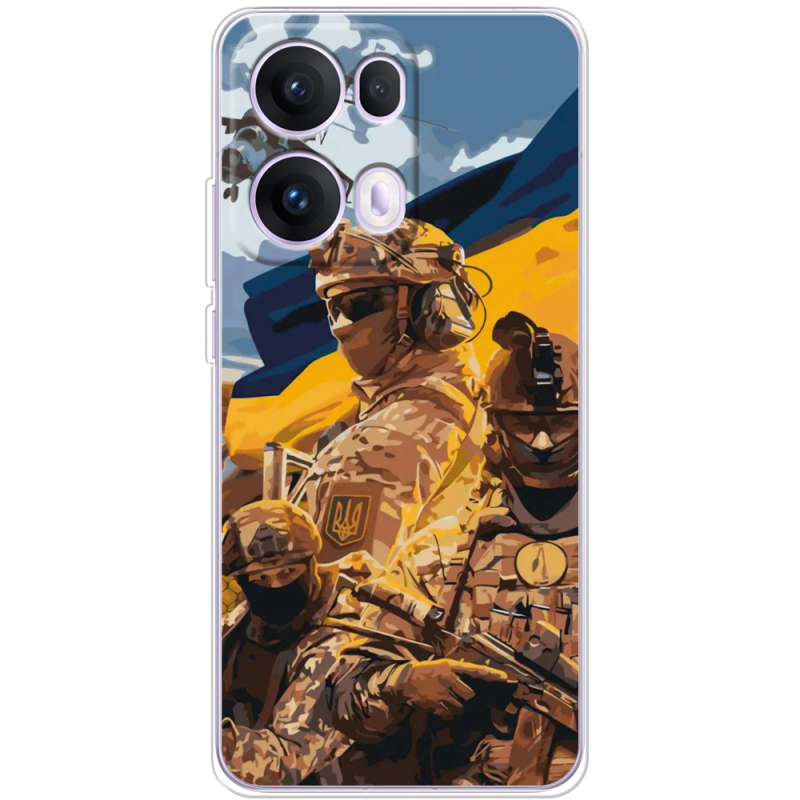 Чохол BoxFace OPPO Reno 13 Pro 5G Воїни ЗСУ
