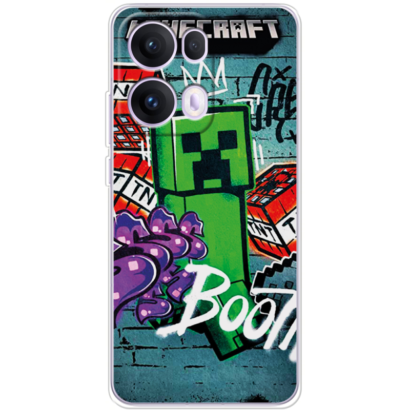 Чохол BoxFace OPPO Reno 13 Pro 5G Minecraft Graffiti