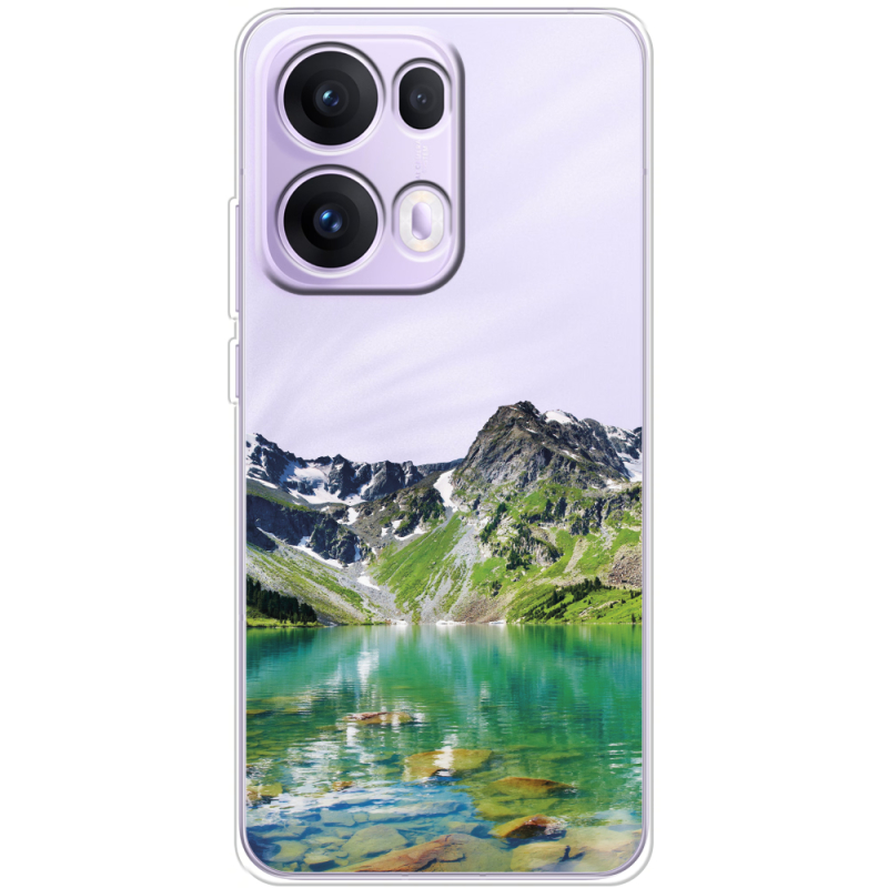 Прозорий чохол BoxFace OPPO Reno 13 Pro 5G Green Mountain