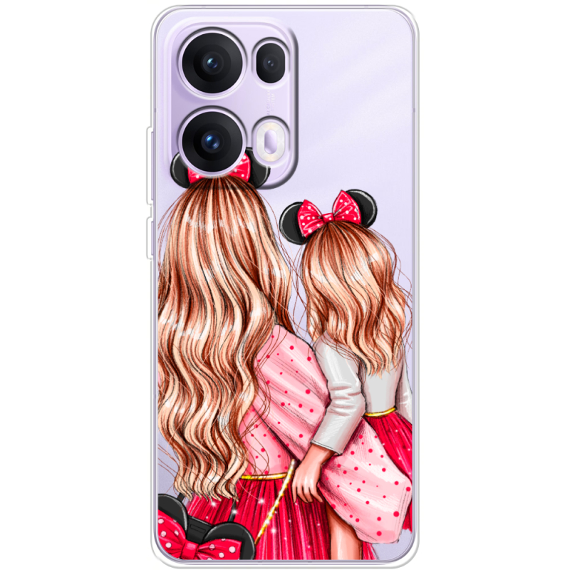 Прозорий чохол BoxFace OPPO Reno 13 Pro 5G Mouse Girls