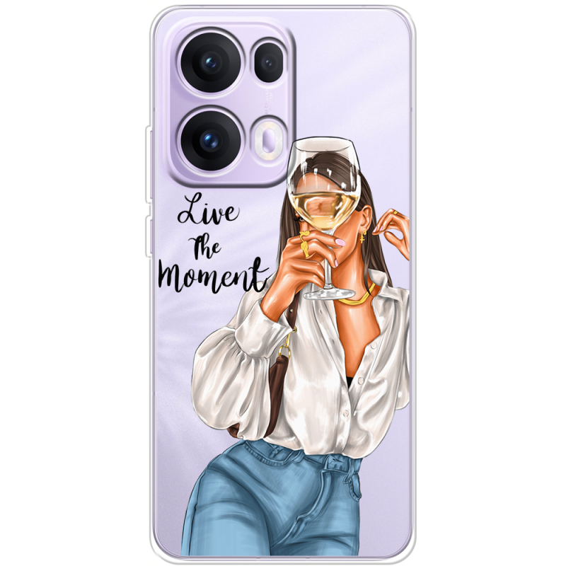 Прозорий чохол BoxFace OPPO Reno 13 Pro 5G Live The Moment
