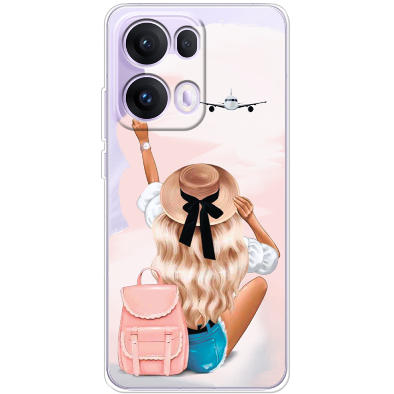 Прозорий чохол BoxFace OPPO Reno 13 Pro 5G Travel Girl