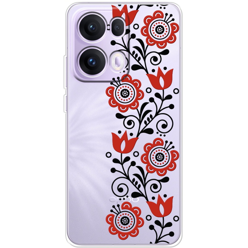 Прозорий чохол BoxFace OPPO Reno 13 Pro 5G Ethno Ornament
