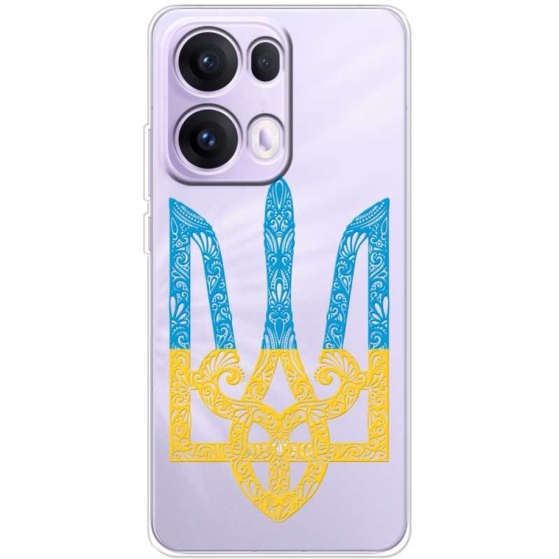 Прозорий чохол BoxFace OPPO Reno 13 Pro 5G Gold Trident