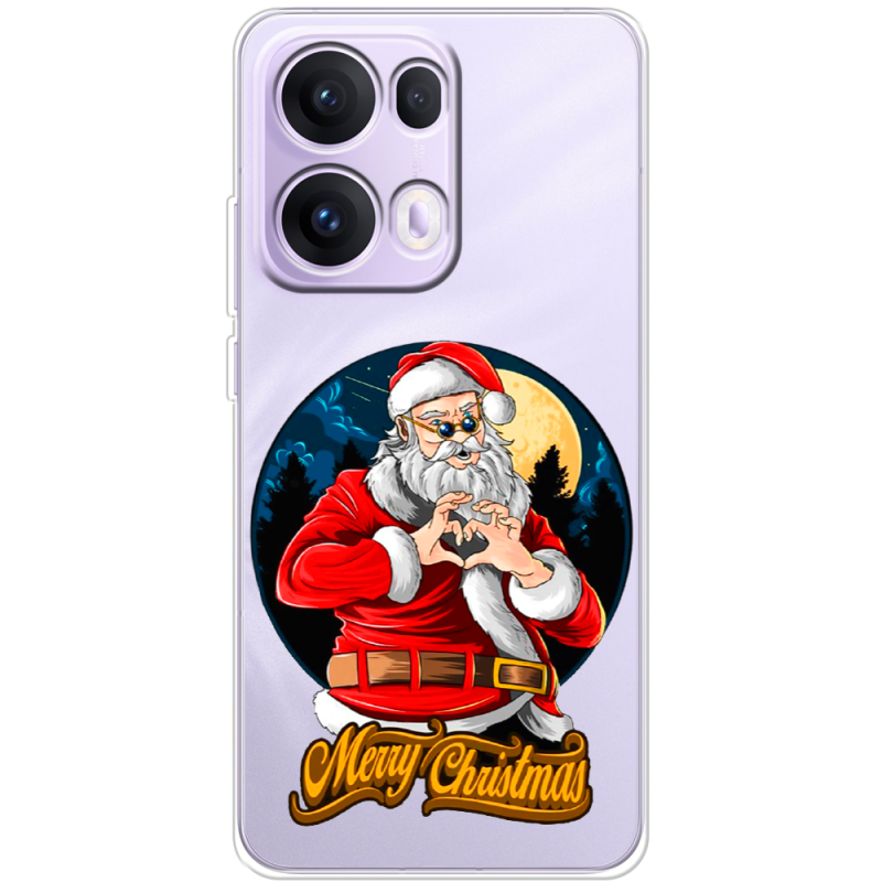 Прозорий чохол BoxFace OPPO Reno 13 Pro 5G Cool Santa