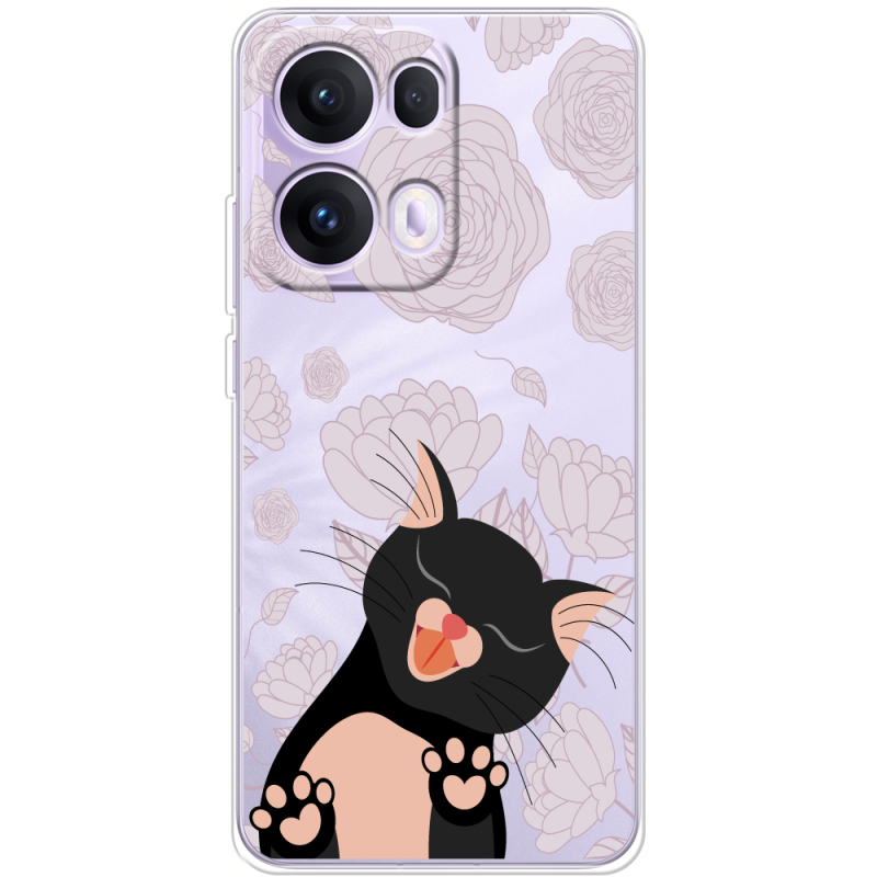 Прозорий чохол BoxFace OPPO Reno 13 Pro 5G Meow