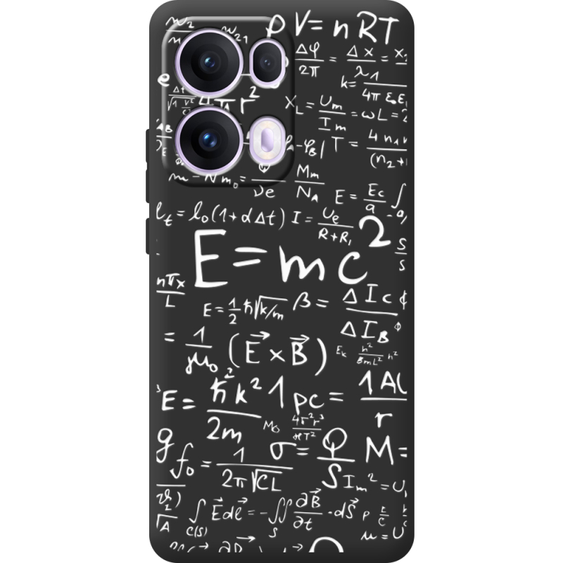 Чорний чохол BoxFace OPPO Reno 13 Pro 5G E=mc2