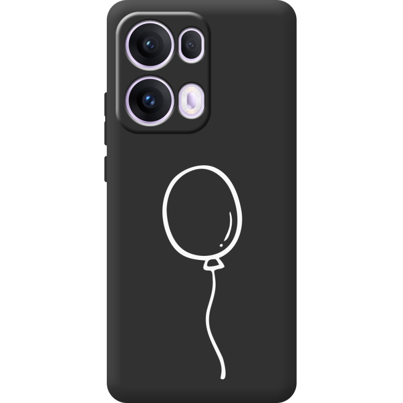 Чорний чохол BoxFace OPPO Reno 13 Pro 5G Balloon