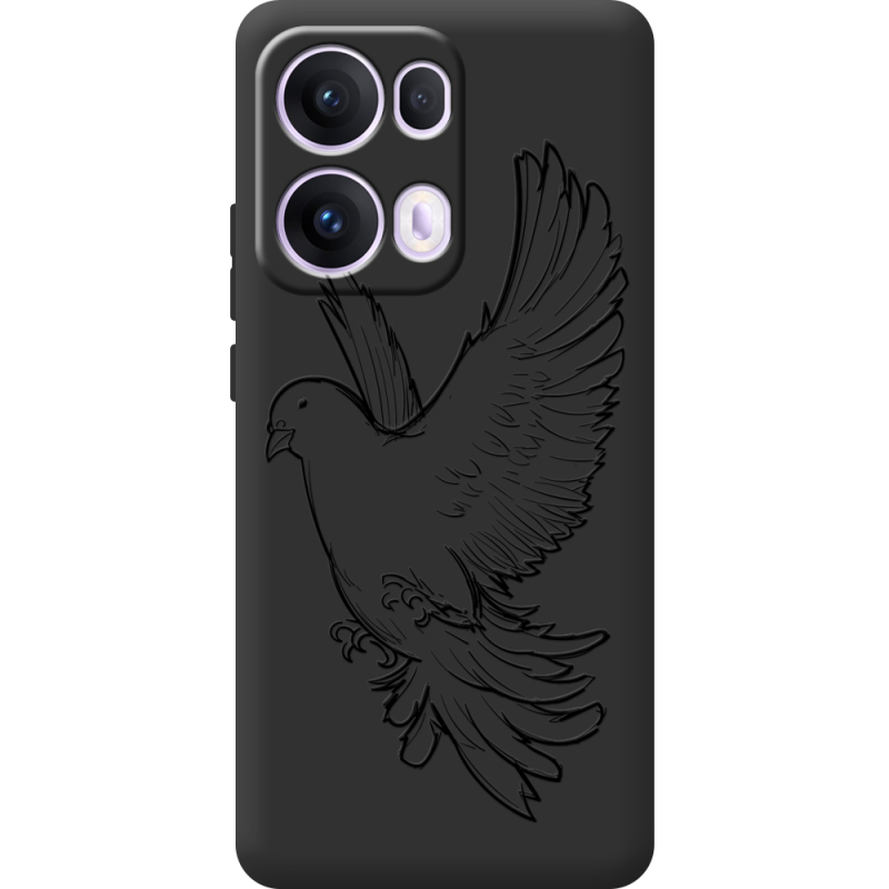 Чорний чохол BoxFace OPPO Reno 13 Pro 5G Dove