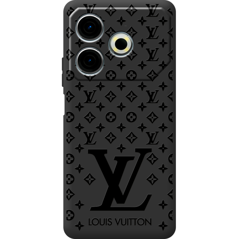 Черный чехол BoxFace Tecno POVA 6 Neo LV Style