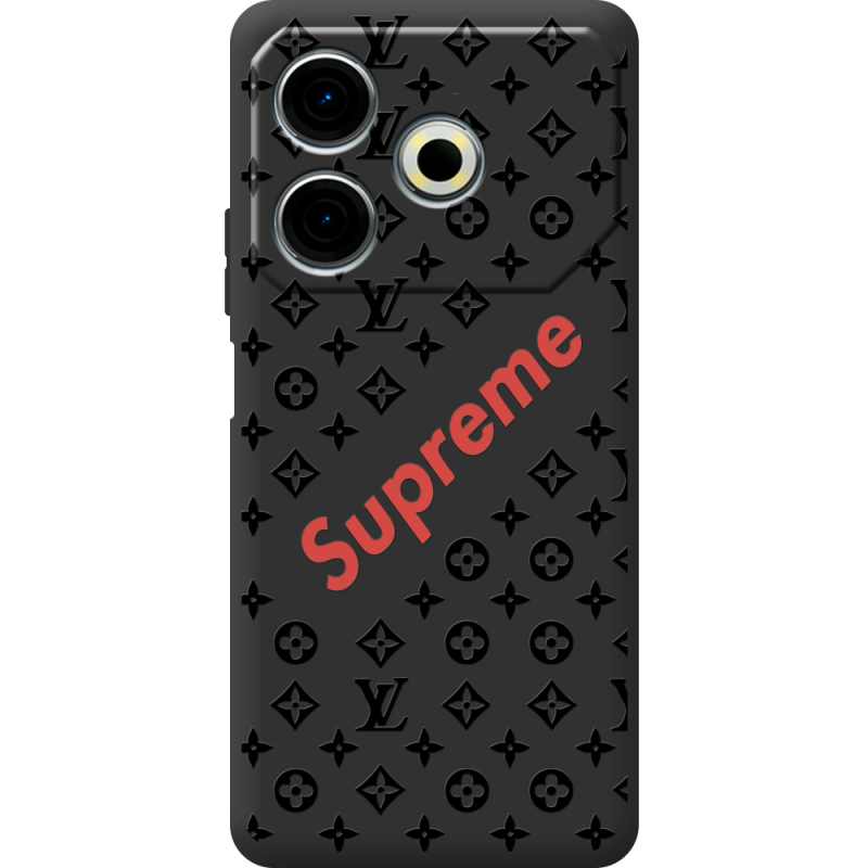 Черный чехол BoxFace Tecno POVA 6 Neo Style S